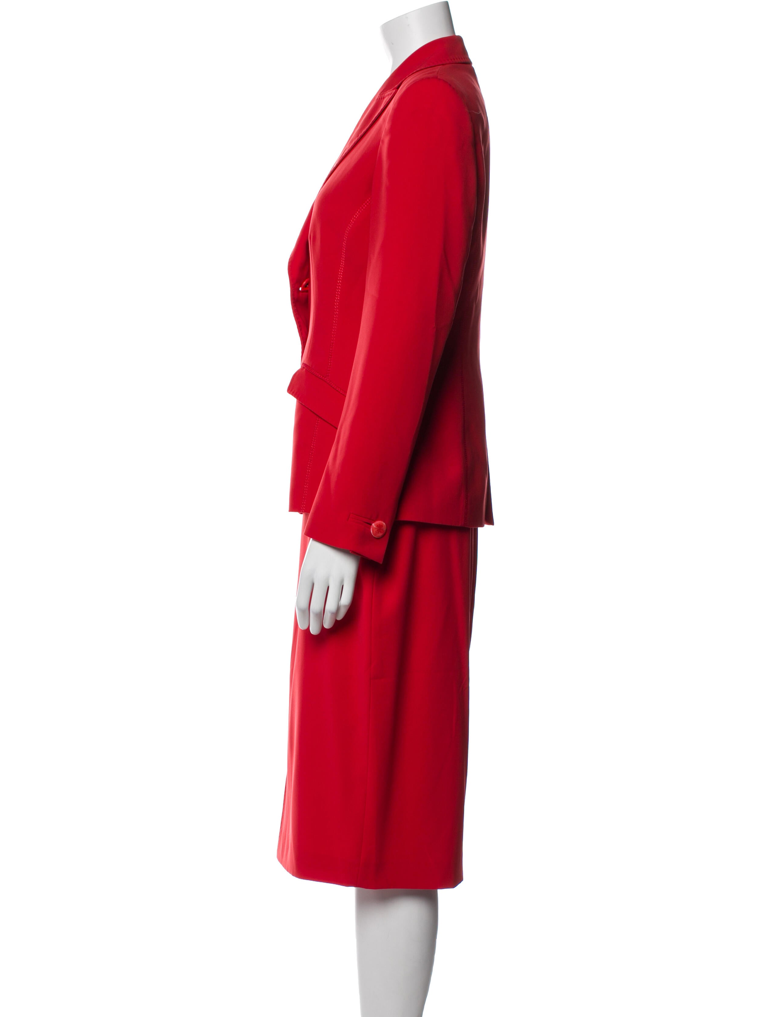 Les Copains Wool Skirt Suit