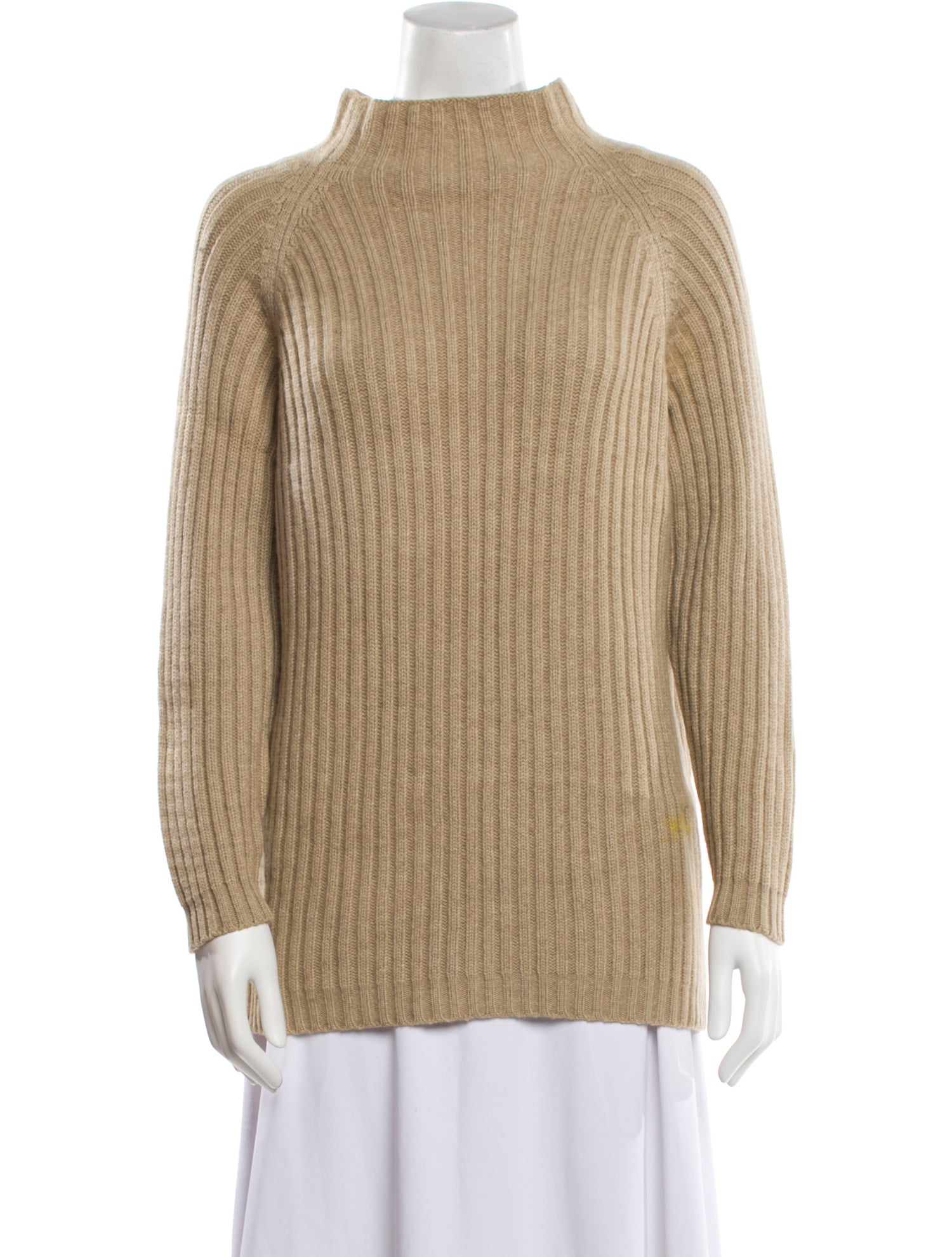 Les Copains Cashmere Mock Neck Sweater