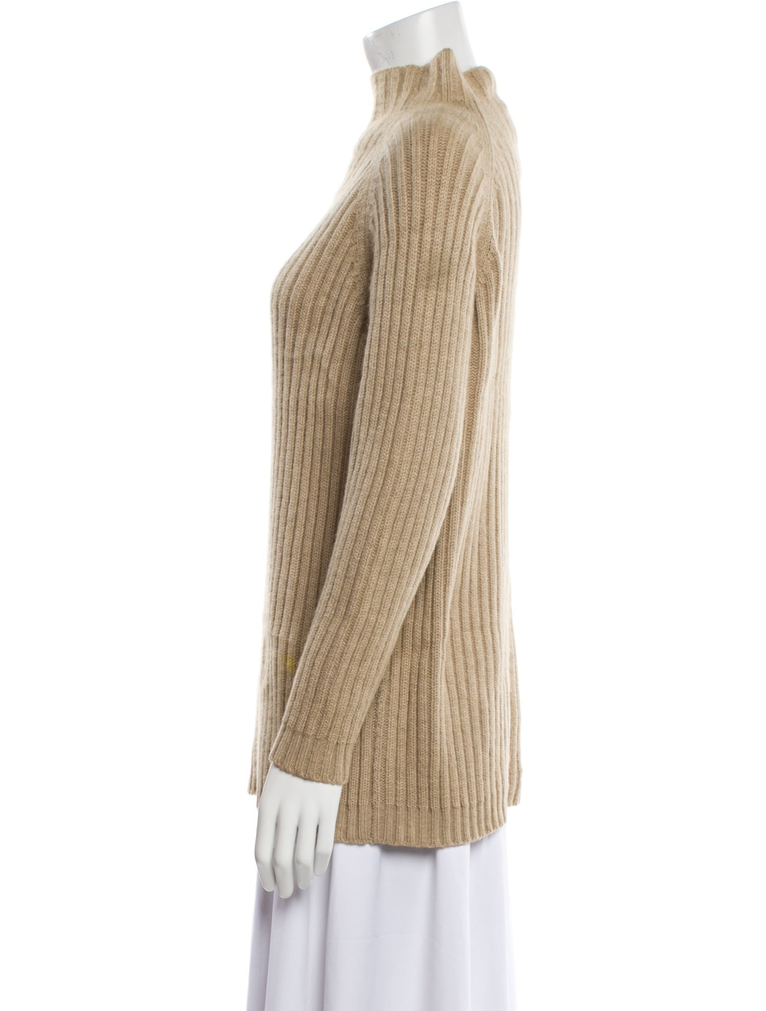 Les Copains Cashmere Mock Neck Sweater
