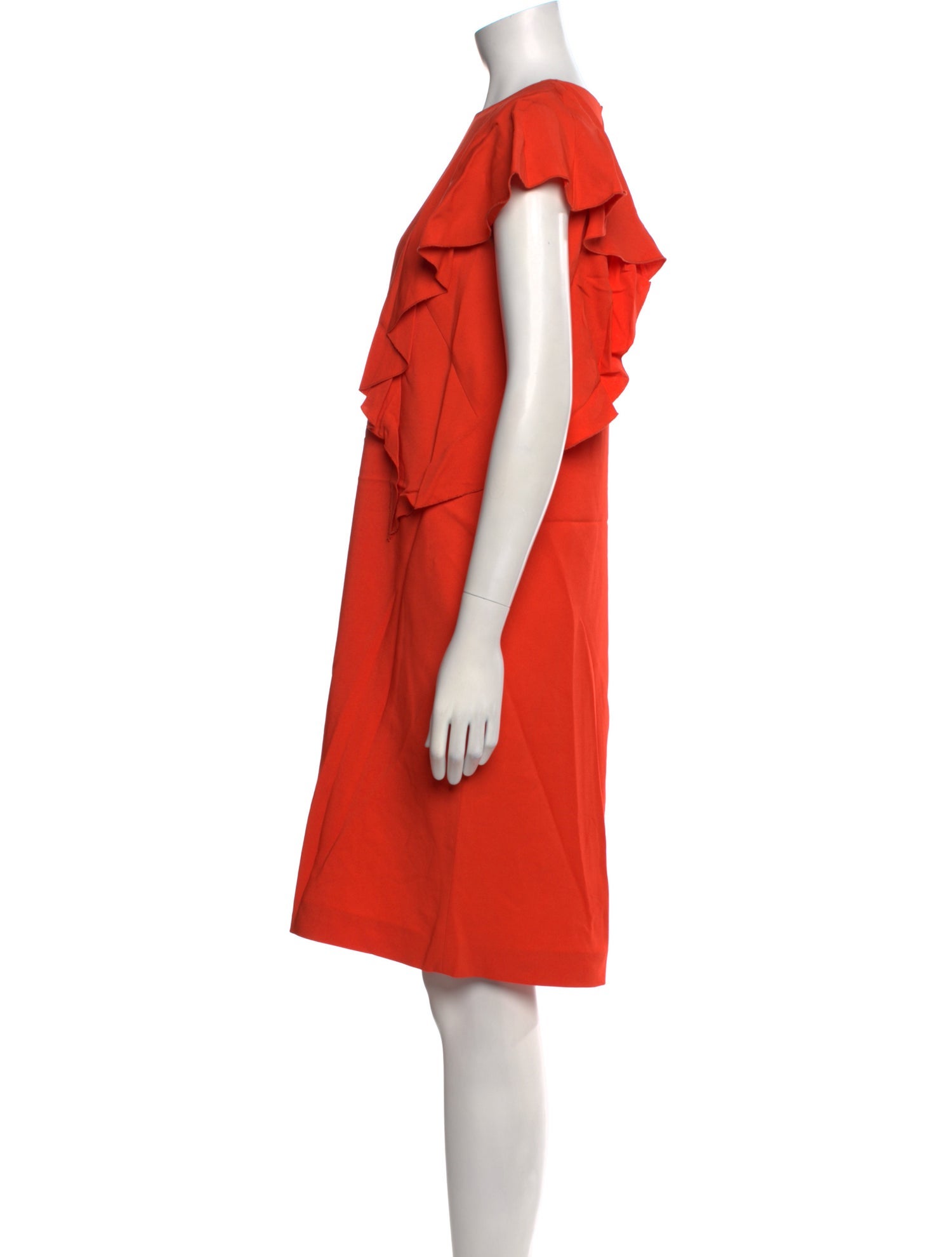 Les Copains Crew Neck Midi Length Dress