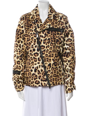 L.A.M.B. x Burton 2015 Animal Print Faux Fur Jacket