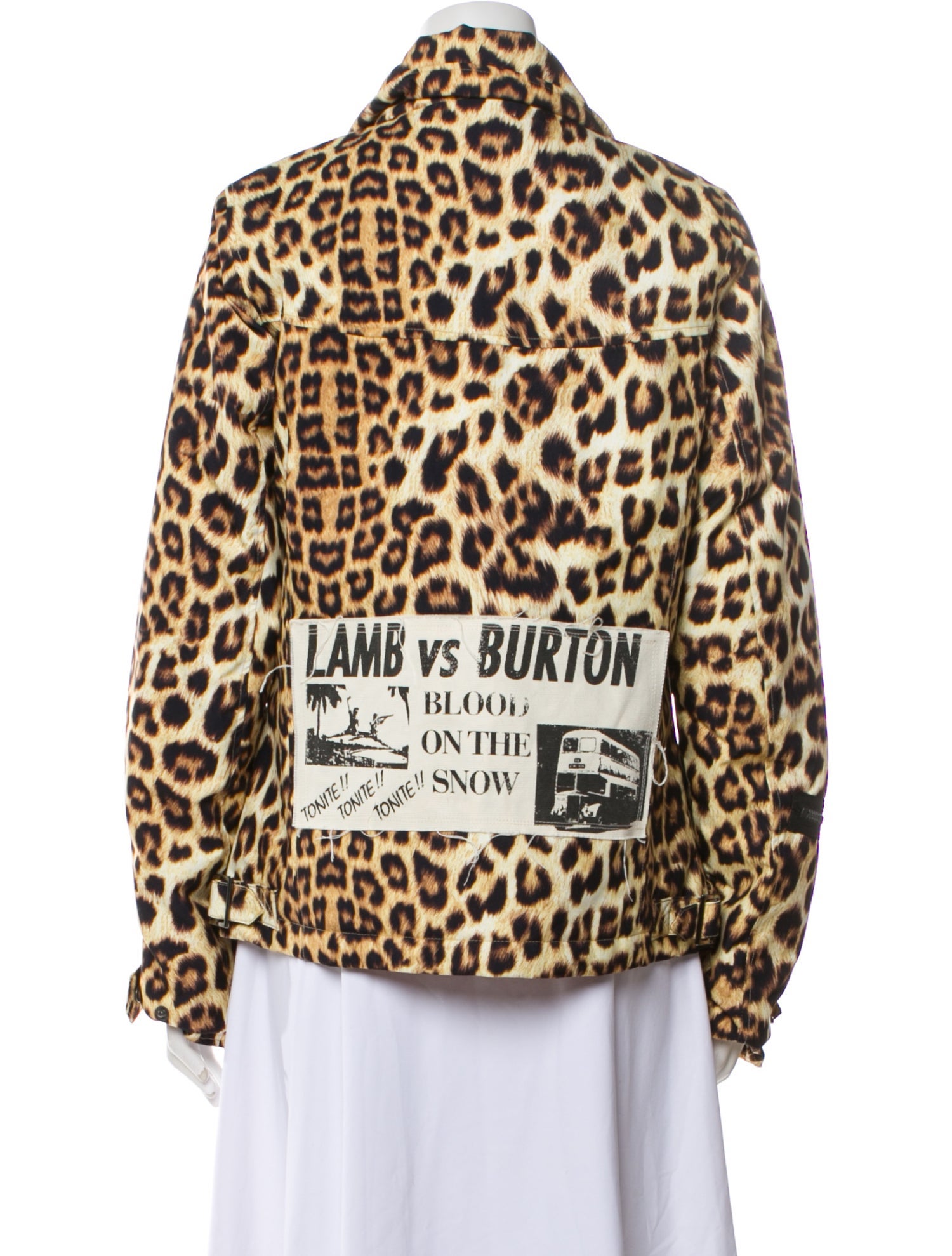 L.A.M.B. x Burton 2015 Animal Print Faux Fur Jacket