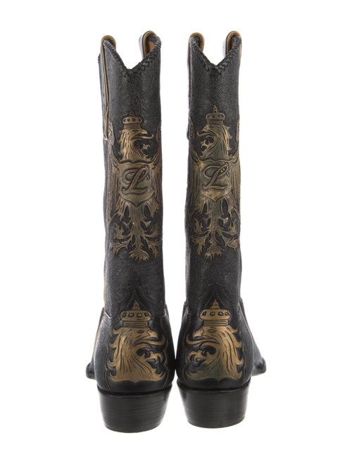 Liberty Boot Co. Leather Patterned Western Boots