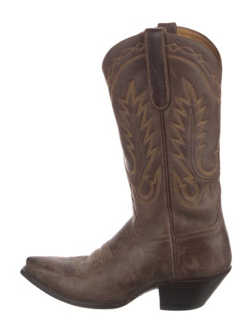 Liberty Boot Co. Boots Skull Leather Western 8