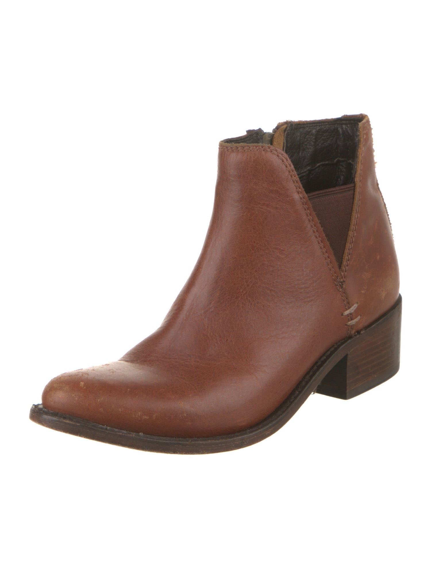 Liberty black Leather Printed Chelsea Boots