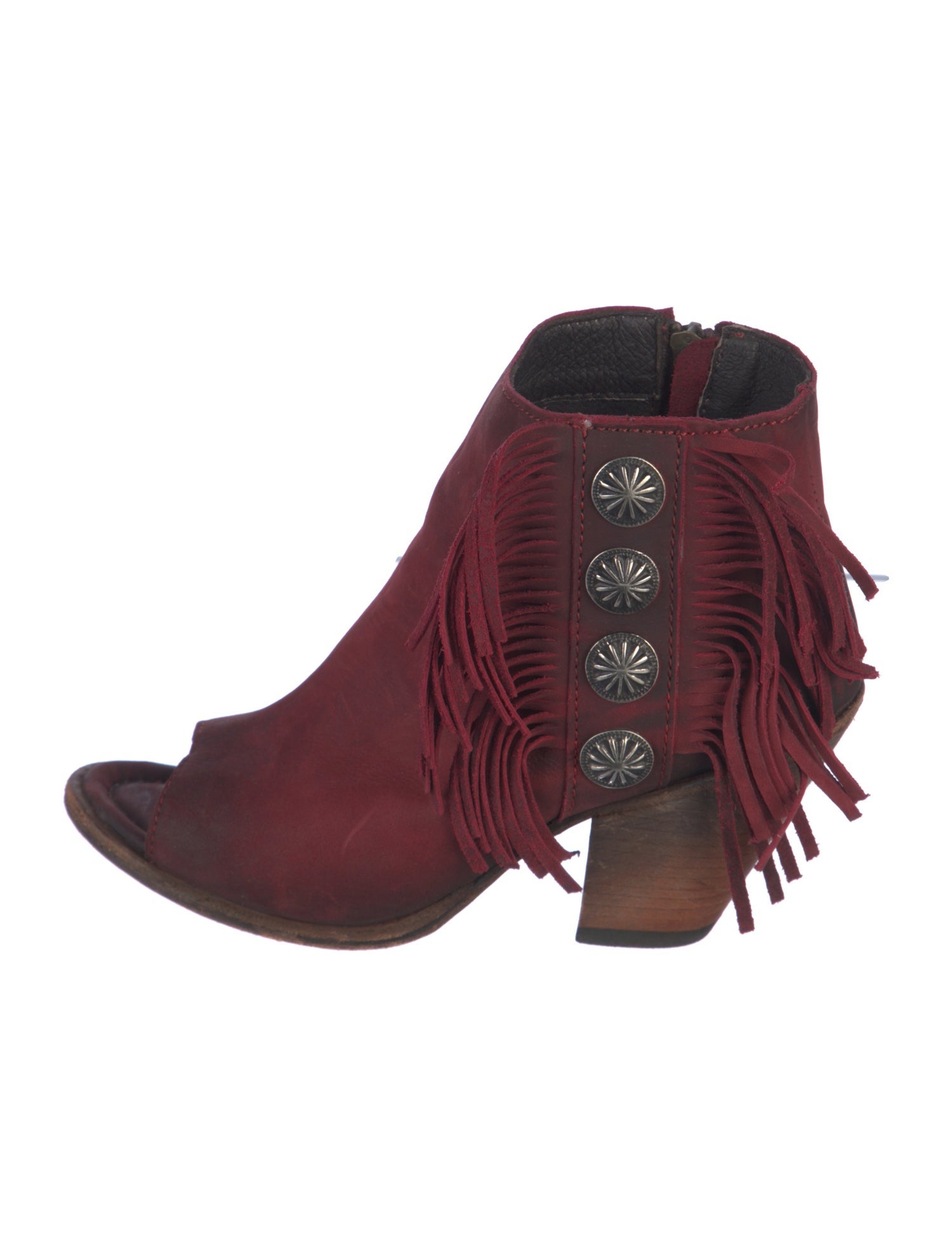 Liberty black Leather Printed Moto Boots