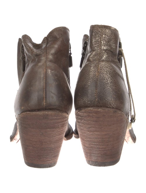 Liberty black Leather Western Boots