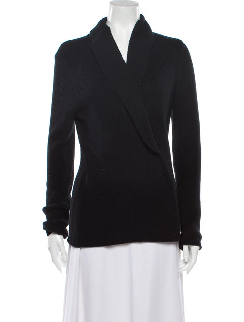 Lauren by Ralph Lauren V-Neck Sweater Black