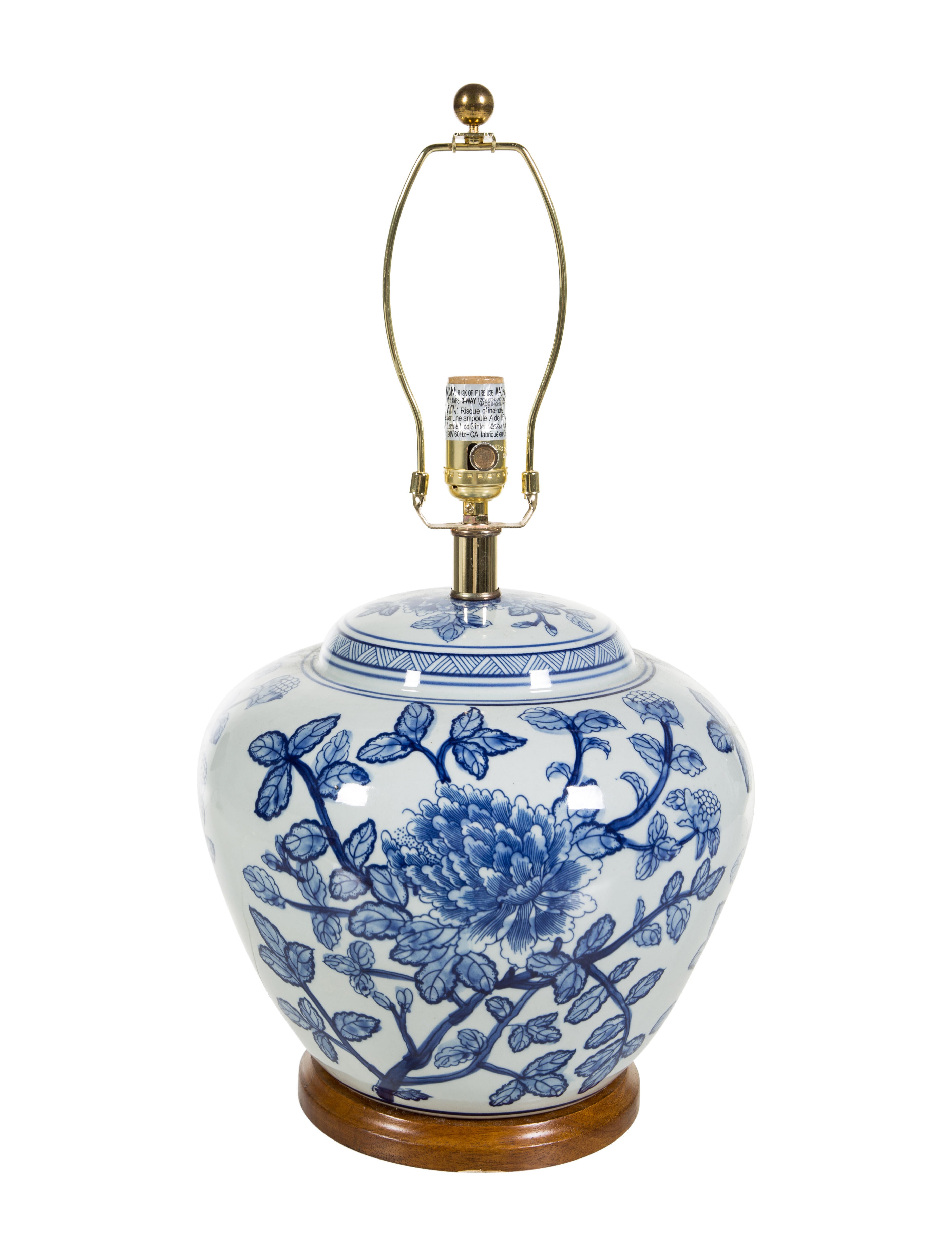 Lauren by Ralph Lauren Chinoiserie Table Lamp Blue, 1 pieces Table