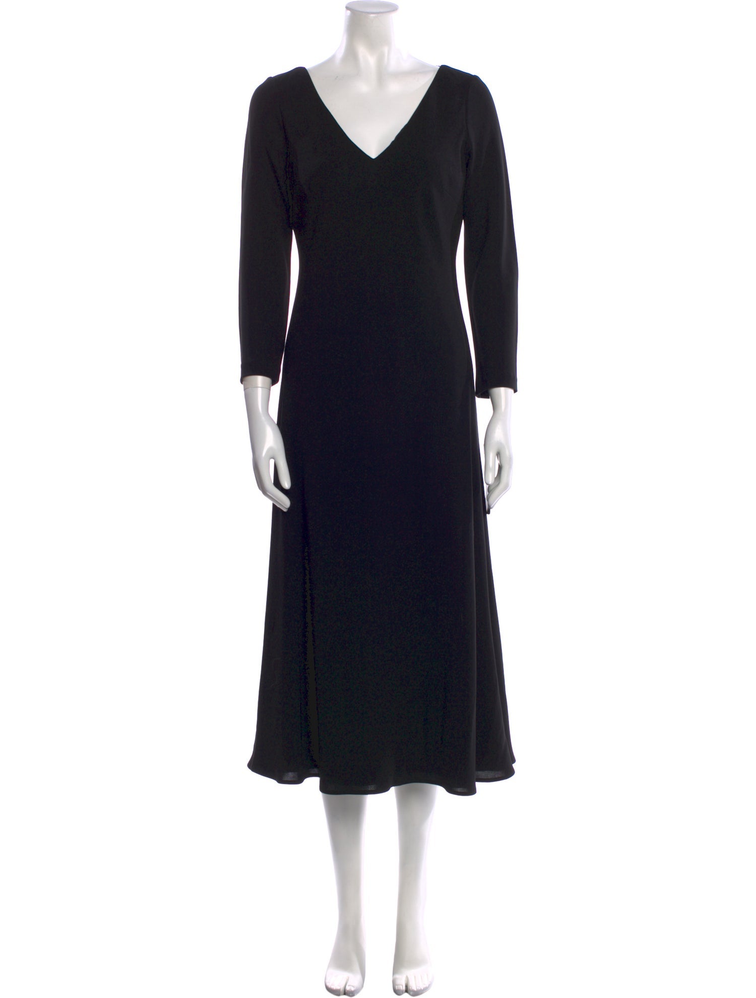 Lauren by Ralph Lauren V-Neck Long Dress