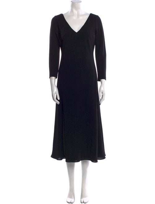 Lauren by Ralph Lauren V-Neck Long Dress