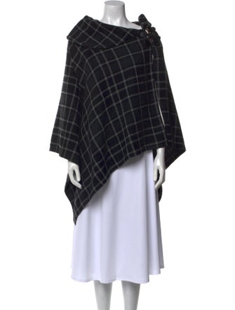 Lauren by Ralph Lauren Lambswool Plaid Print Sweater