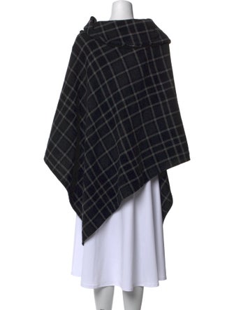 Lauren by Ralph Lauren Lambswool Plaid Print Sweater