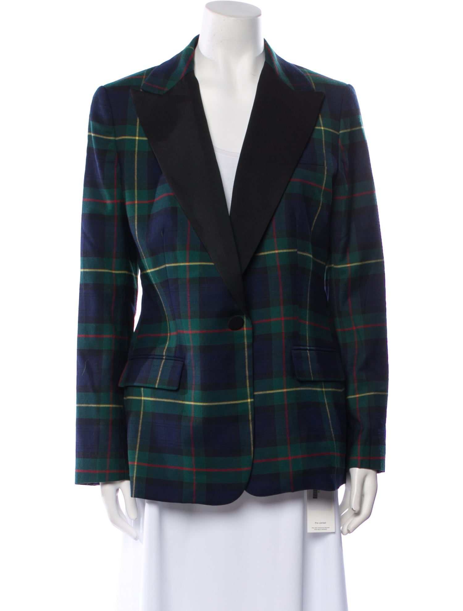 Lauren by Ralph Lauren Plaid Print Blazer