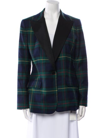 Lauren by Ralph Lauren Plaid Print Blazer