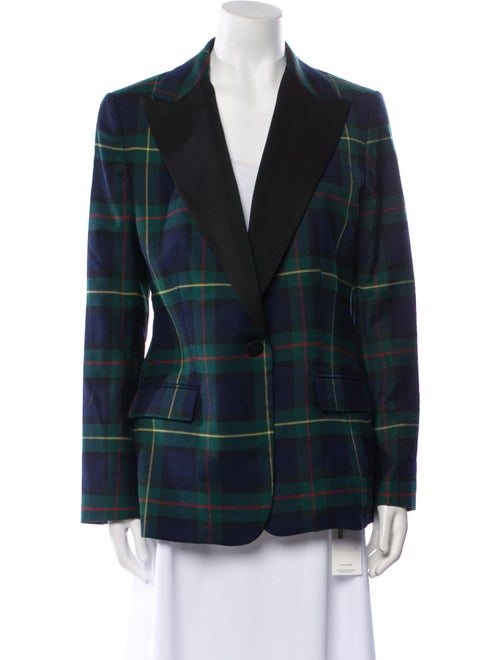 Lauren by Ralph Lauren Plaid Print Blazer