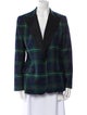 Lauren by Ralph Lauren Plaid Print Blazer