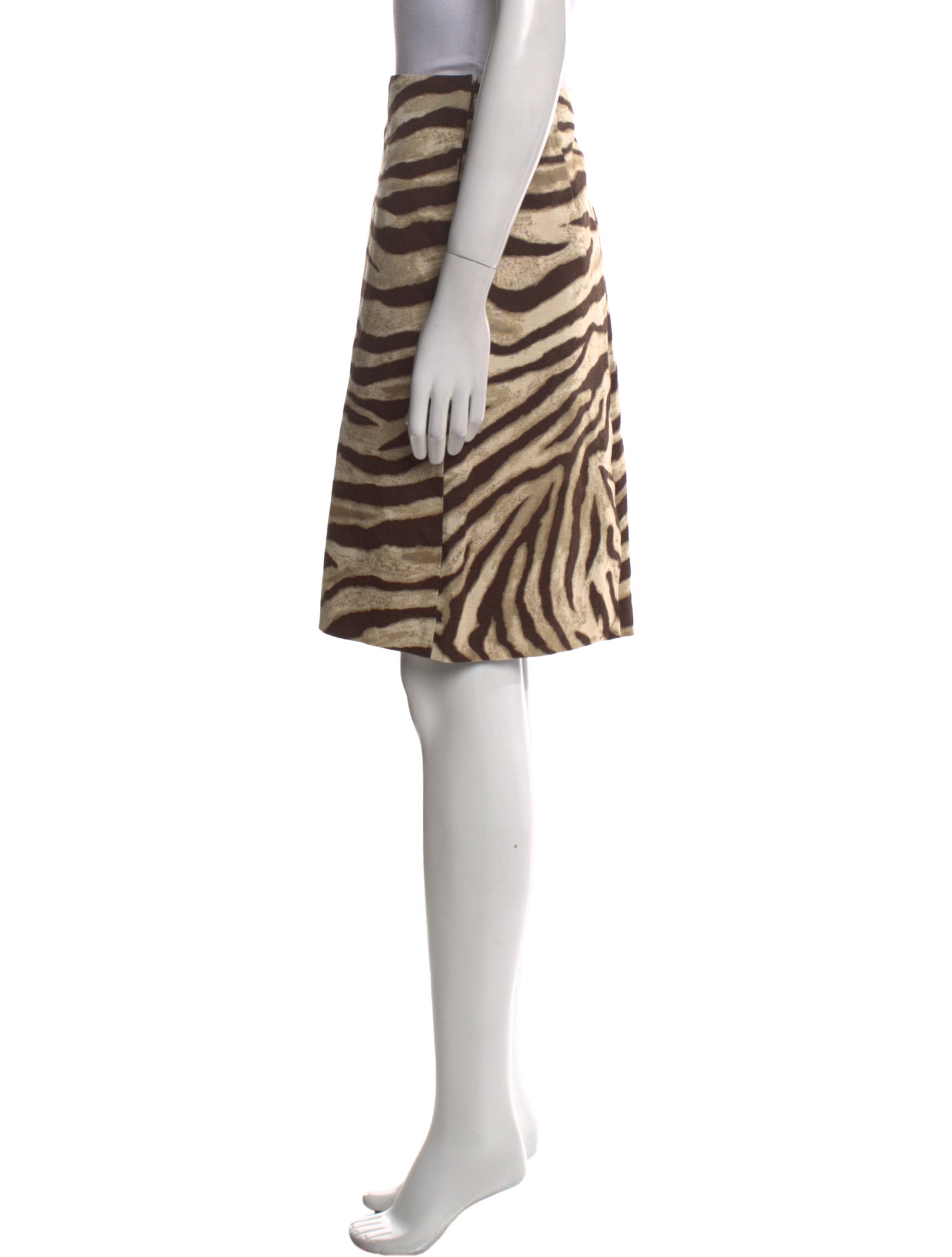 Lauren by Ralph Lauren Linen Knee-Length Skirt