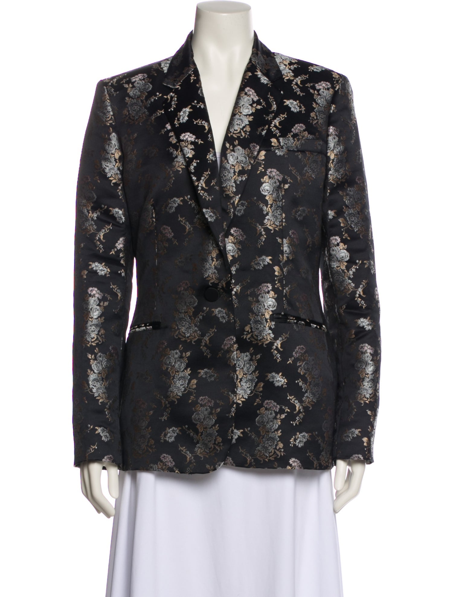 Lauren by Ralph Lauren Floral Print Blazer