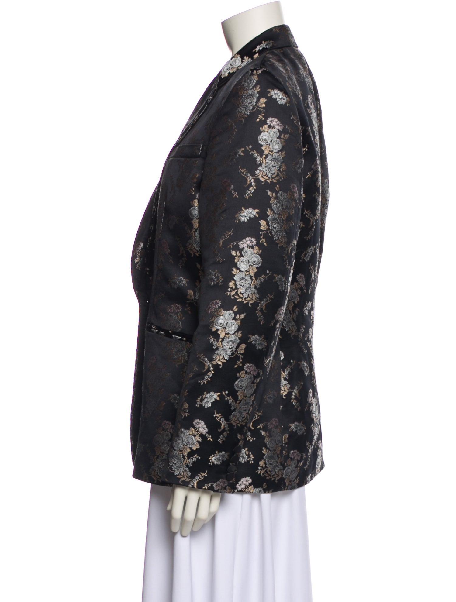 Lauren by Ralph Lauren Floral Print Blazer