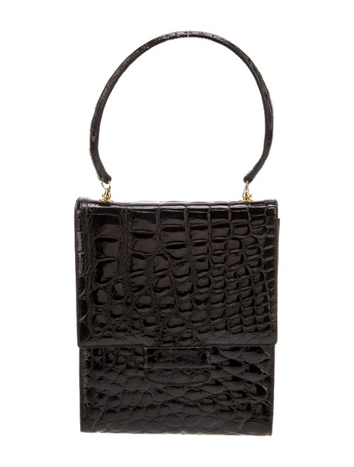 Luc Benoit Patent Leather Top Handle Bag