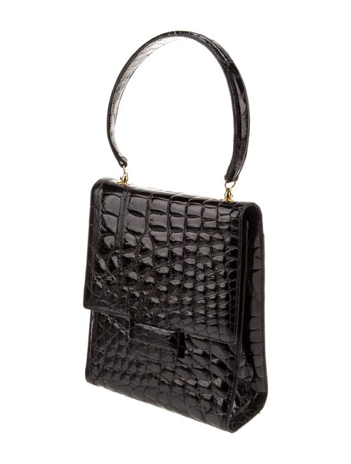 Luc Benoit Patent Leather Top Handle Bag