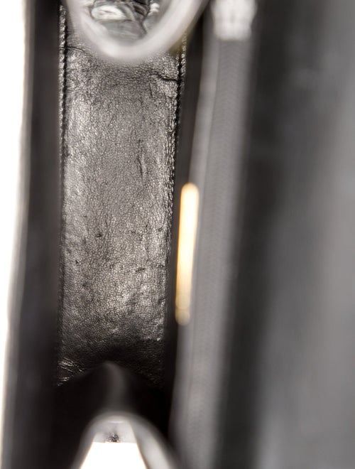 Luc Benoit Patent Leather Top Handle Bag