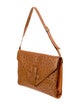 Luc Benoit Ostrich Shoulder Bag