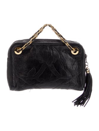 Luc Benoit Leather Top Handle Bag