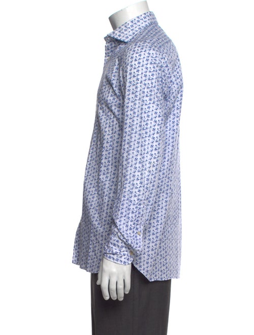 Luigi Borrelli Polka Dot Print Long Sleeve Shirt