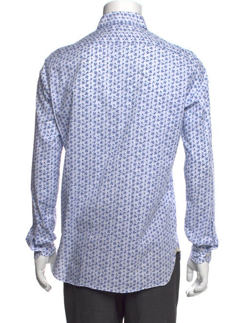 Luigi Borrelli Polka Dot Print Long Sleeve Shirt