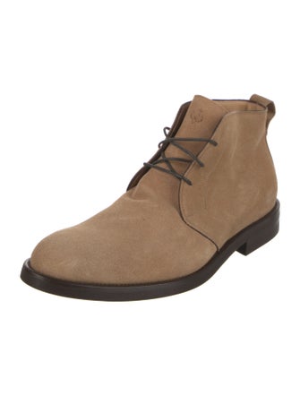 Luigi Borrelli Suede Lace-Up Boots