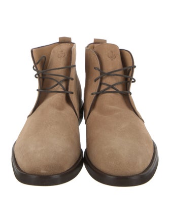 Luigi Borrelli Suede Lace-Up Boots