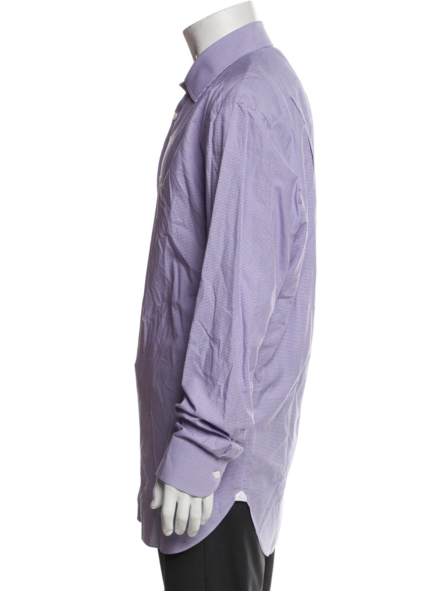 Luigi Borrelli Plaid Print Long Sleeve Shirt