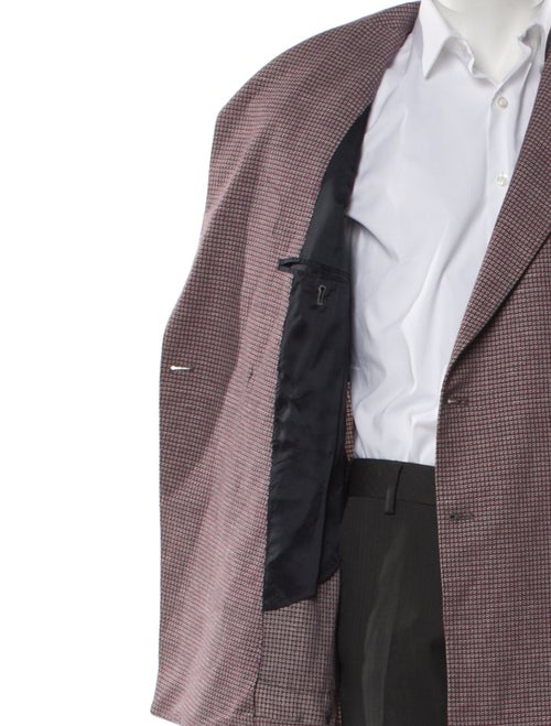 Luigi Borrelli Houndstooth Print Blazer