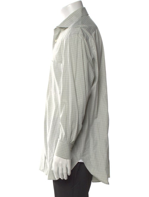 Luigi Borrelli Plaid Print Long Sleeve Dress Shirt