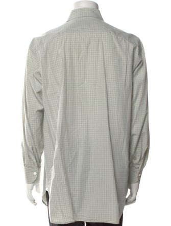 Luigi Borrelli Plaid Print Long Sleeve Dress Shirt