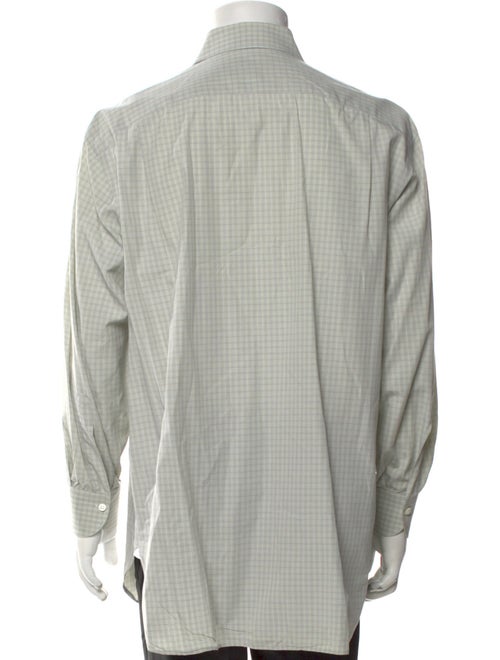 Luigi Borrelli Plaid Print Long Sleeve Dress Shirt