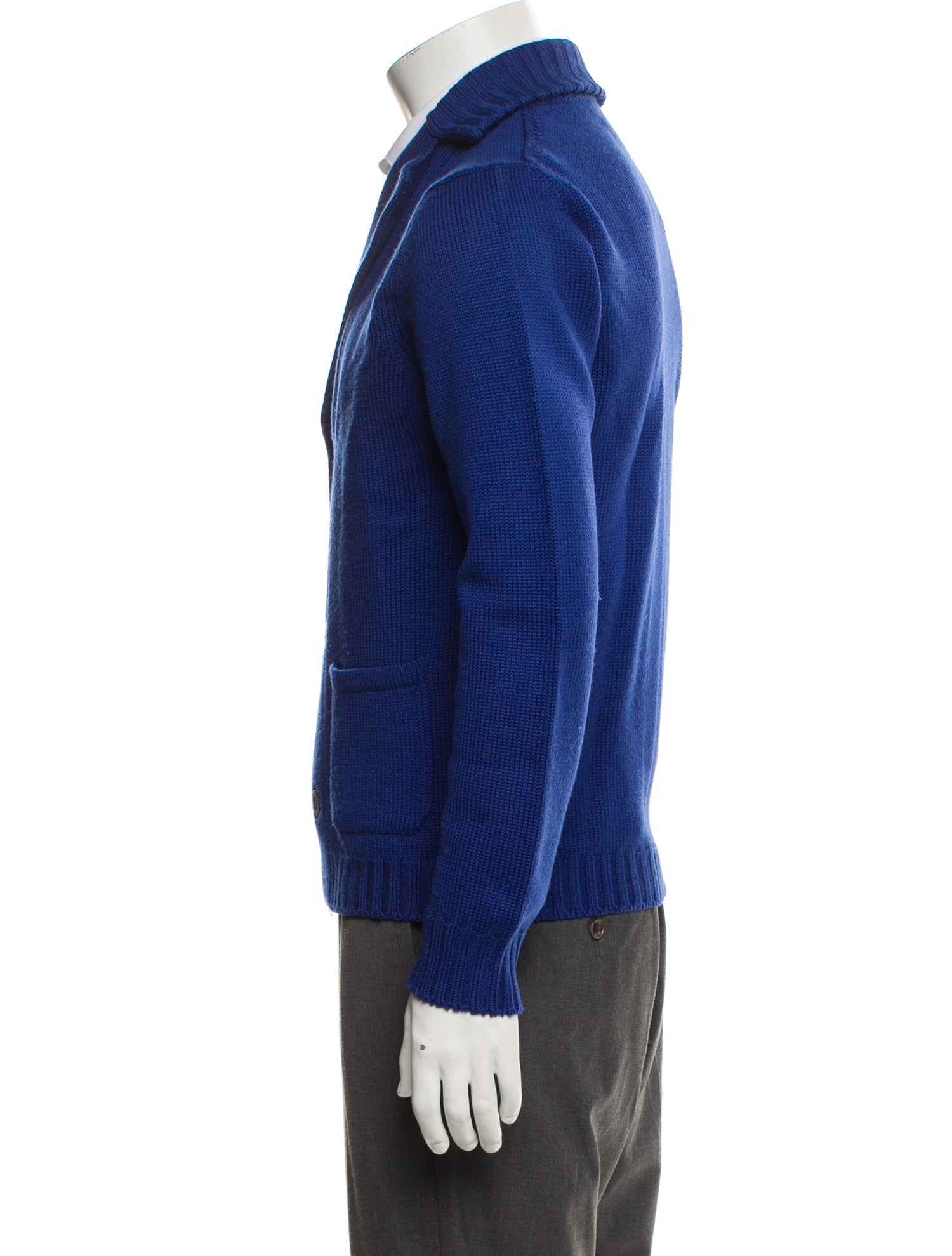Luigi Borrelli Merino Wool V-Neck Cardigan