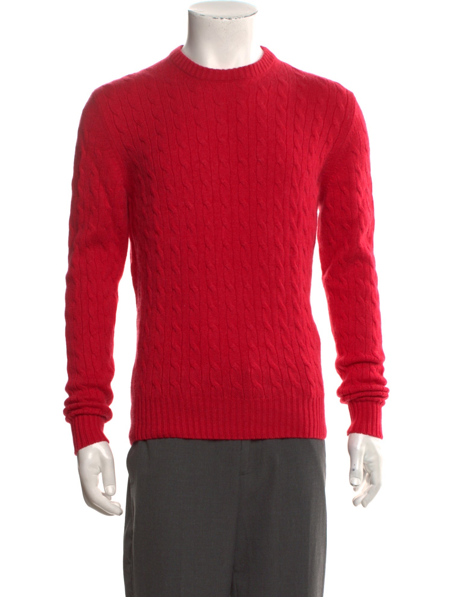 Luigi Borrelli Cashmere Crew Neck Pullover