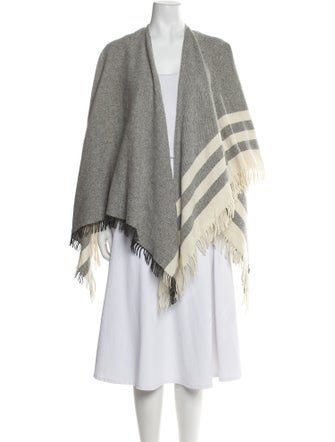 Luisa Brini Wool Striped Shawl