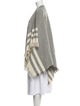 Luisa Brini Wool Striped Shawl