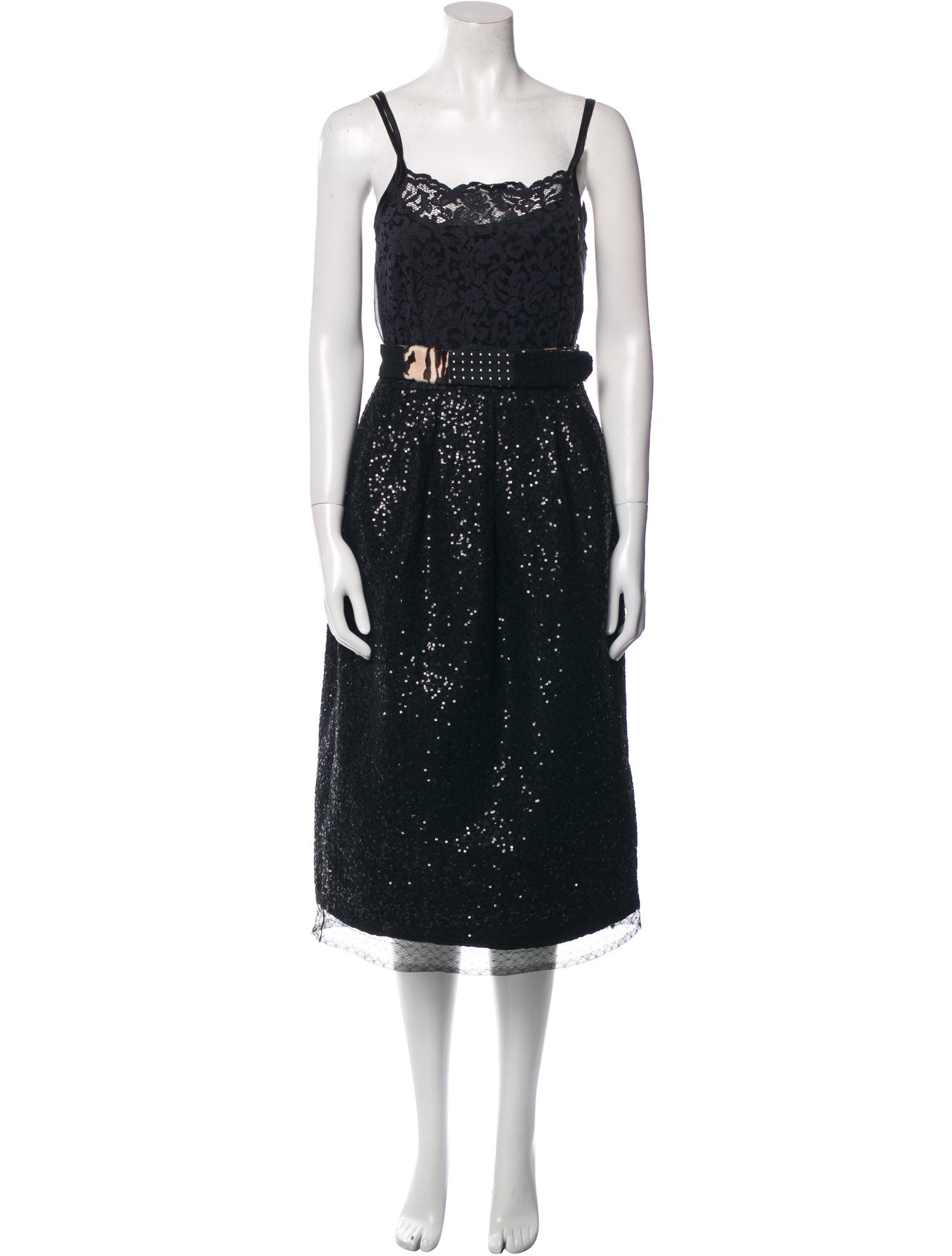 Laboratorio Capri Wool Midi Length Dress