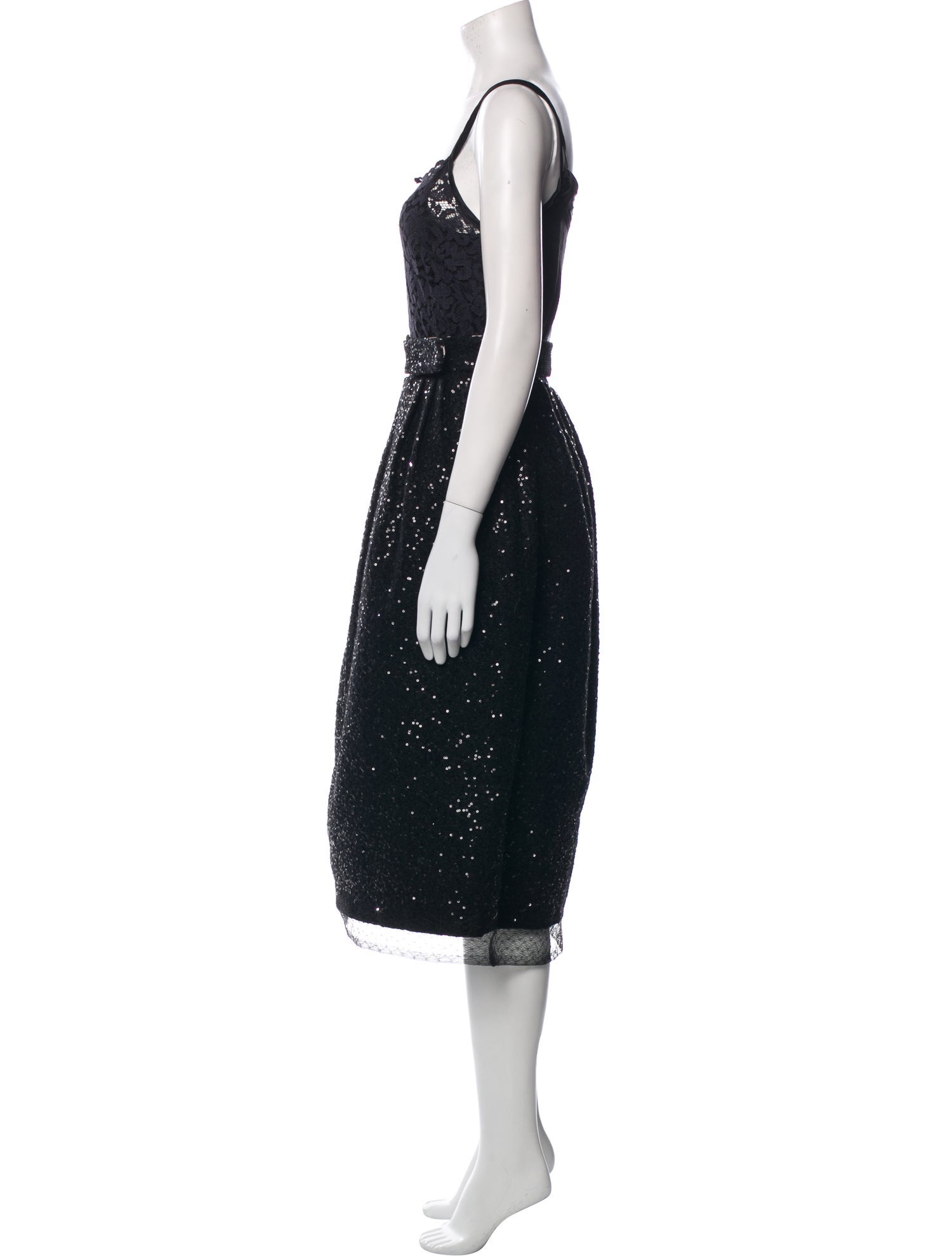 Laboratorio Capri Wool Midi Length Dress