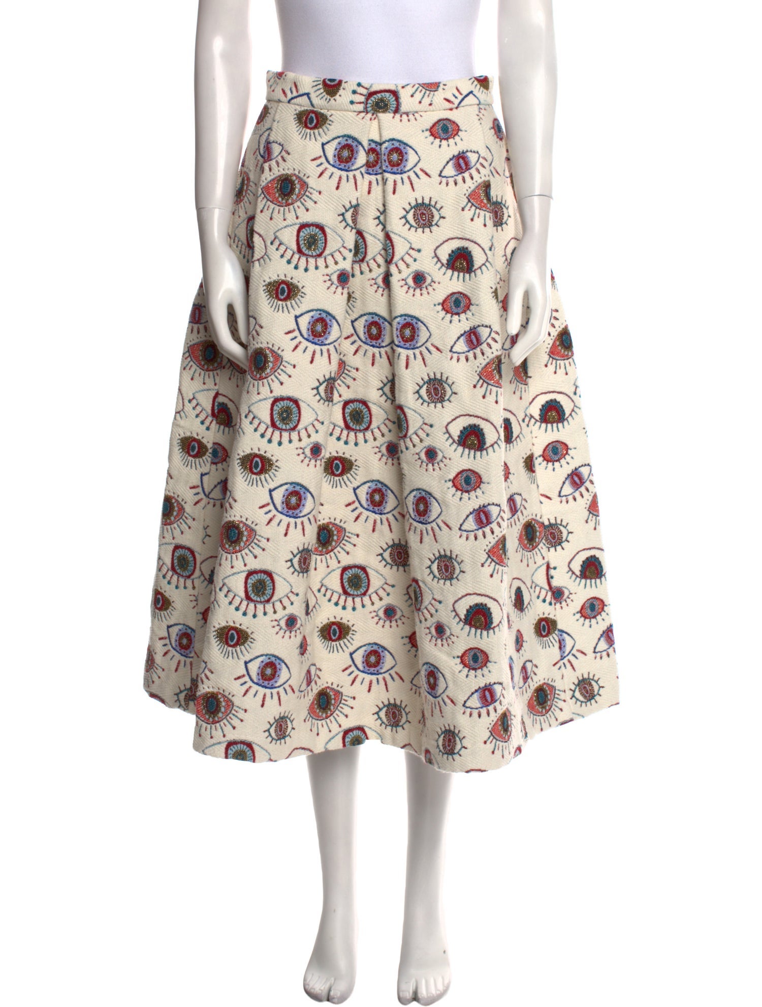 Laboratorio Capri Printed Midi Length Skirt