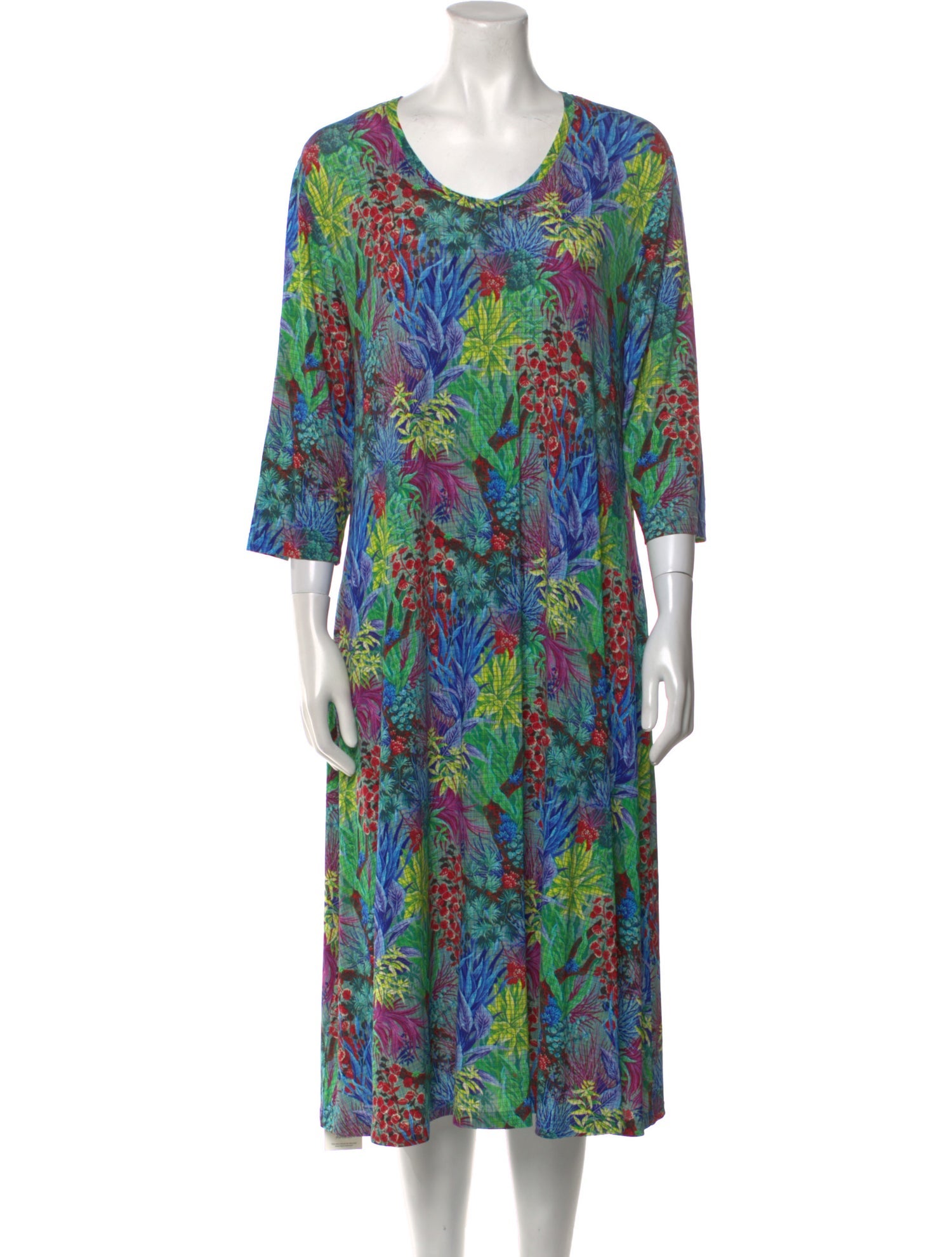 Laboratorio Capri Printed Midi Length Dress