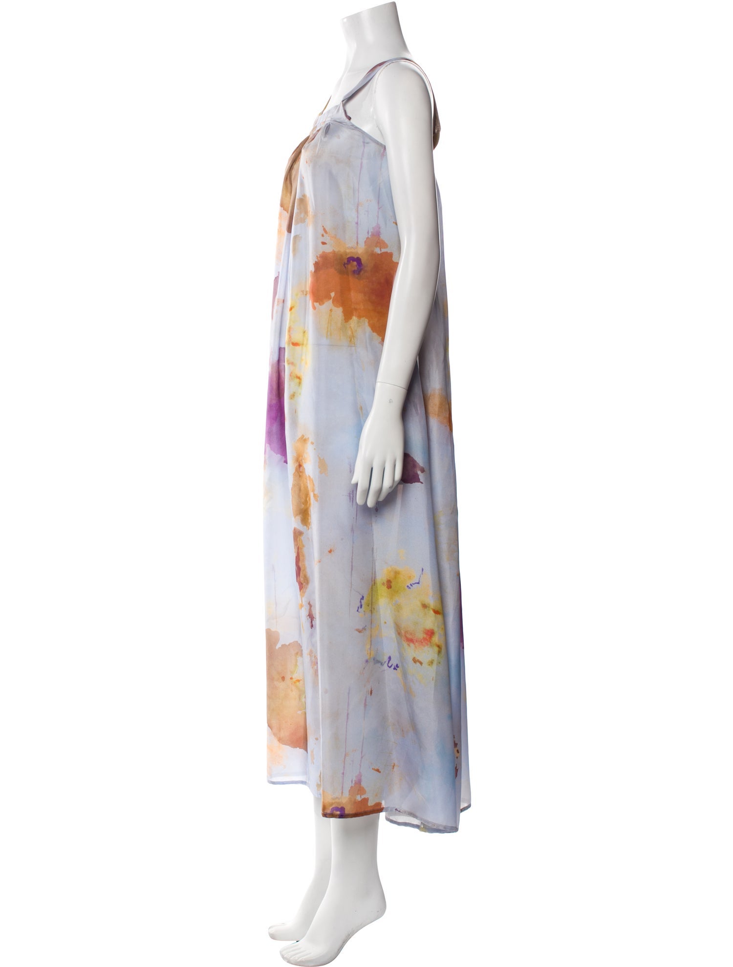 Laboratorio Capri Silk Long Dress w/ Tags