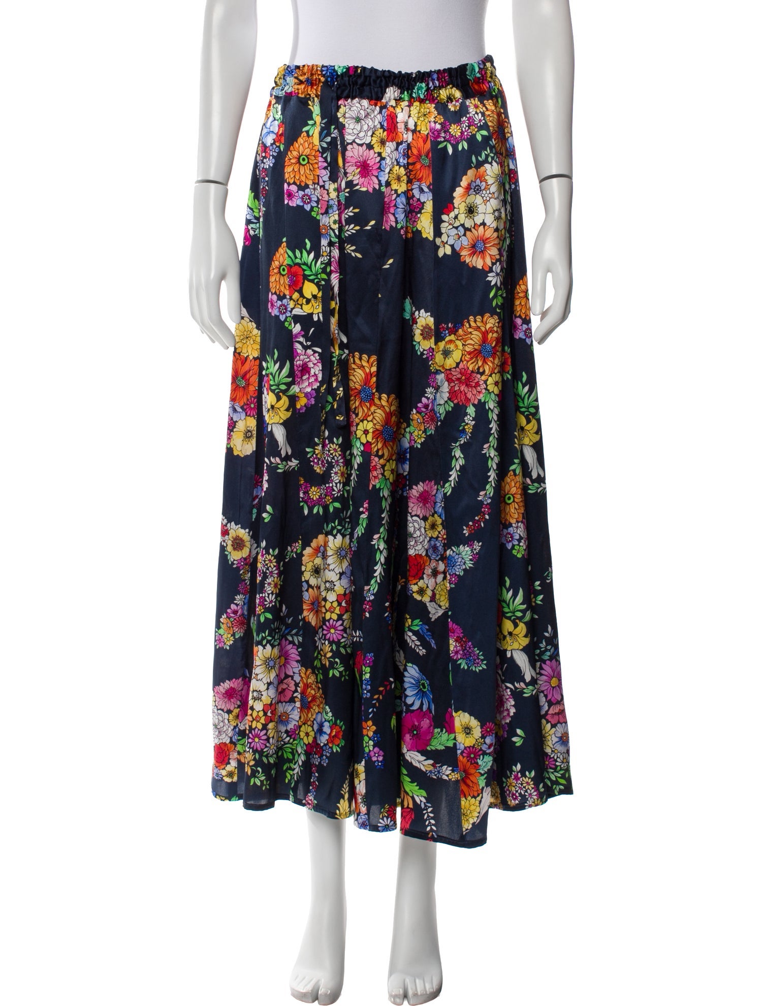 Laboratorio Capri Silk Floral Print Pajamas