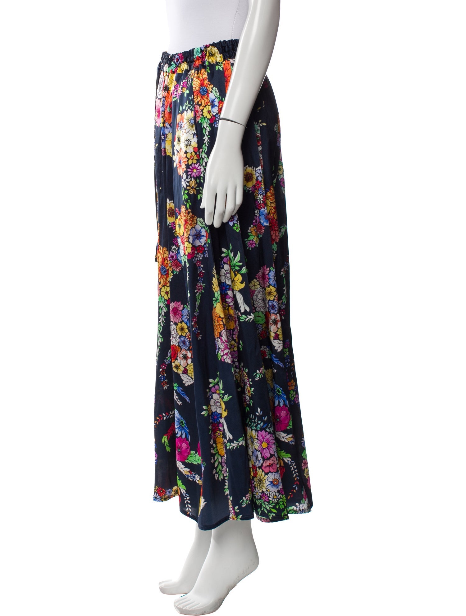 Laboratorio Capri Silk Floral Print Pajamas