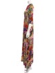 Laboratorio Capri Floral Print Long Dress